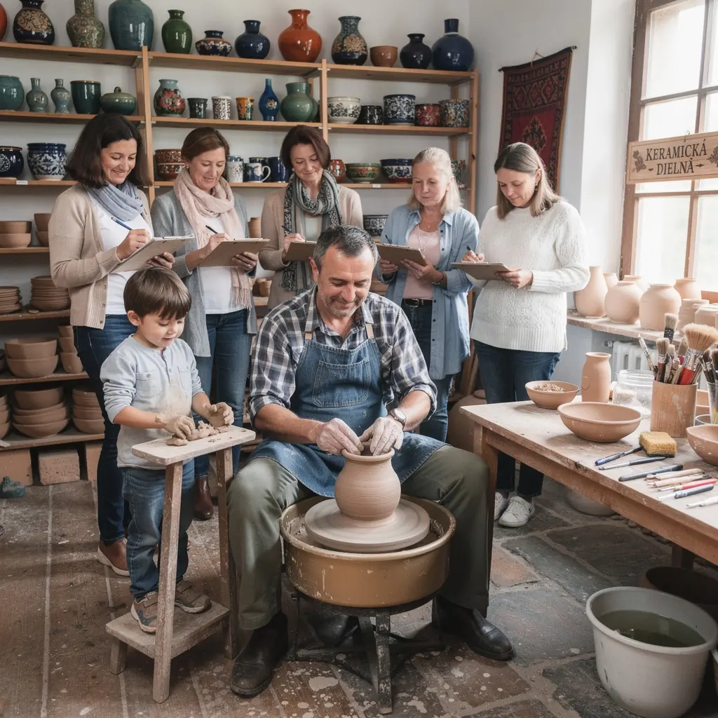 A traditional Slovak dish being served at a local food stall, highlighting the rich culinary heritage of the region.
